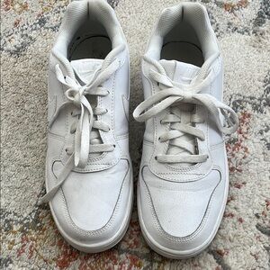 Nike Men's White Leather Sneakers
